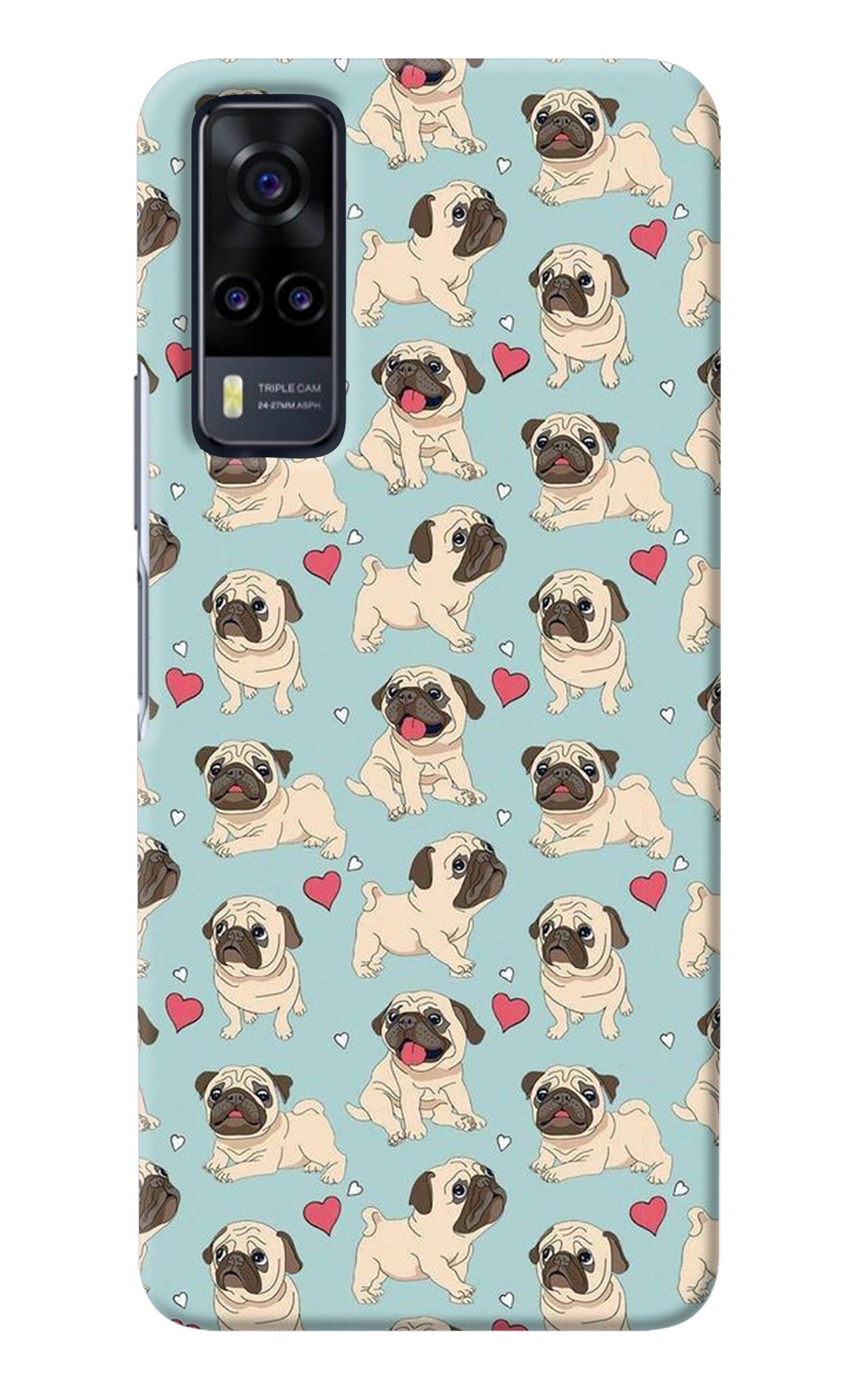 Pug Dog Vivo Y31 Back Cover