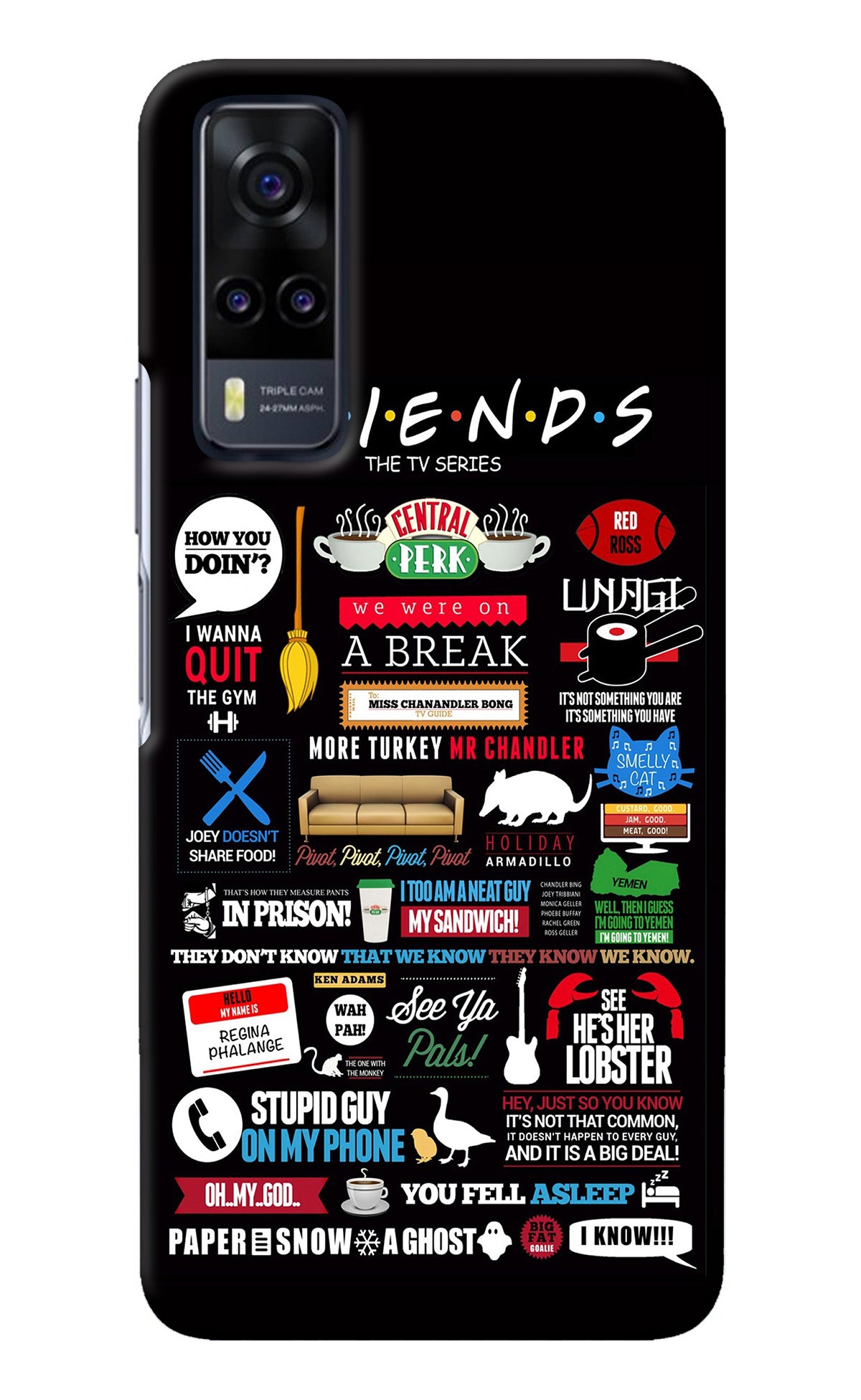 FRIENDS Vivo Y31 Back Cover