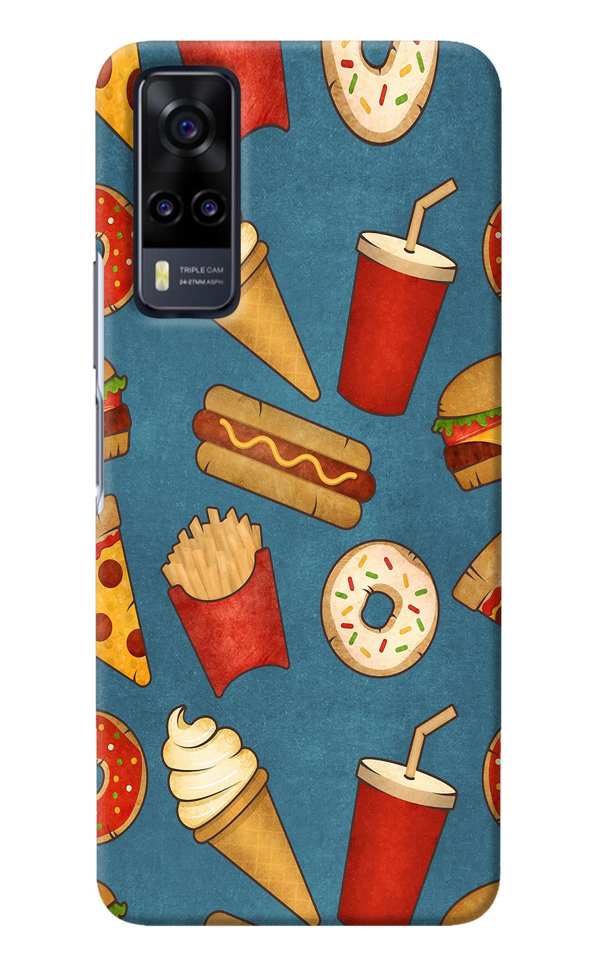 Foodie Vivo Y31 Back Cover