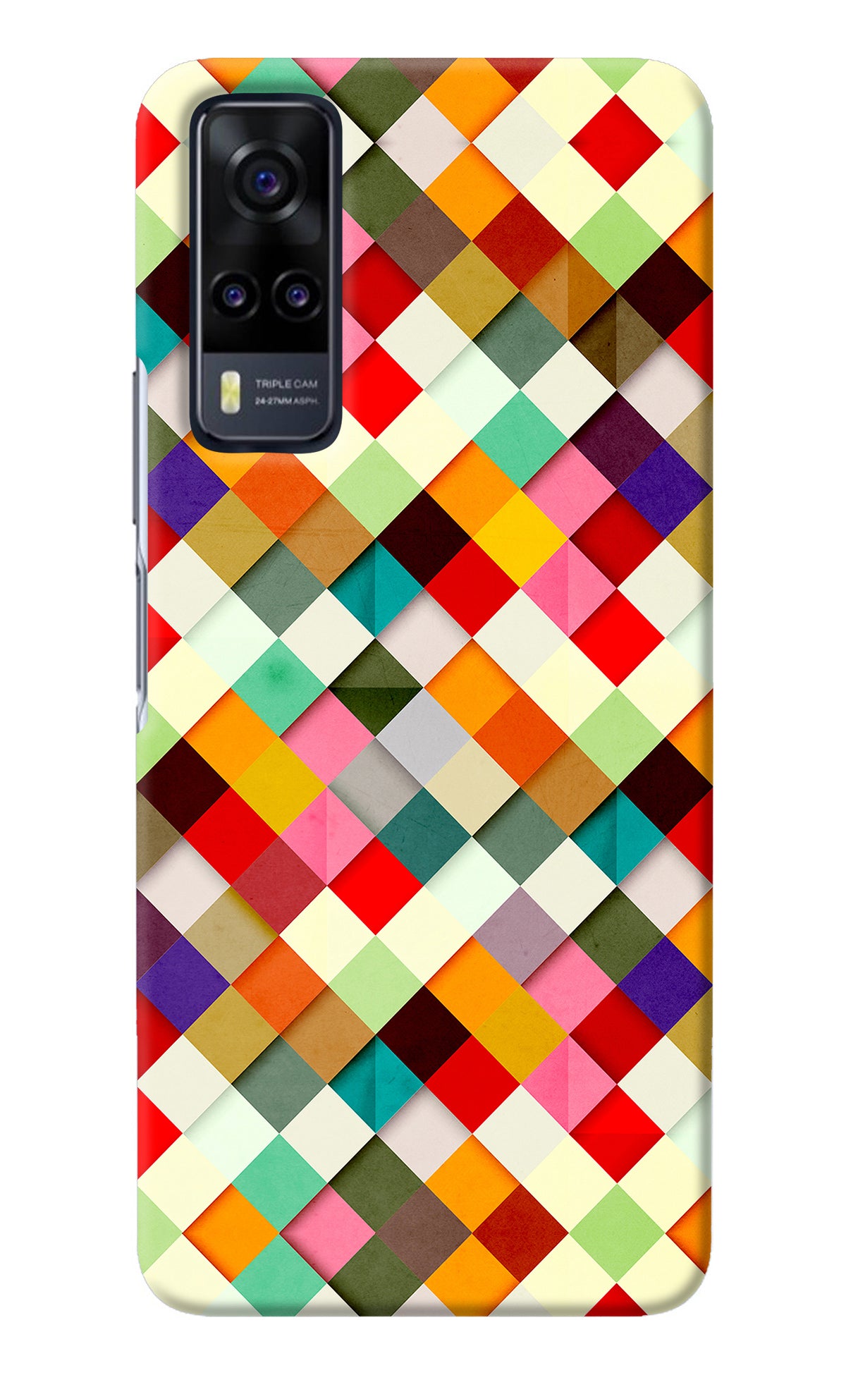 Geometric Abstract Colorful Vivo Y31 Back Cover