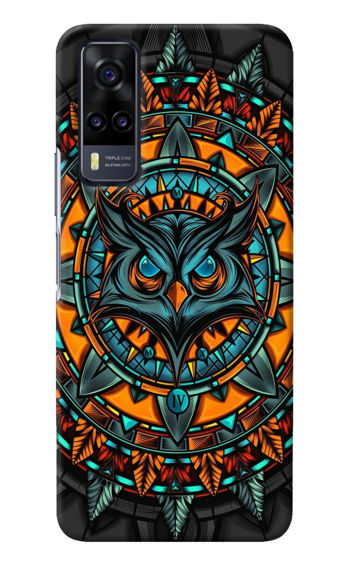 Angry Owl Art Vivo Y31 Back Cover