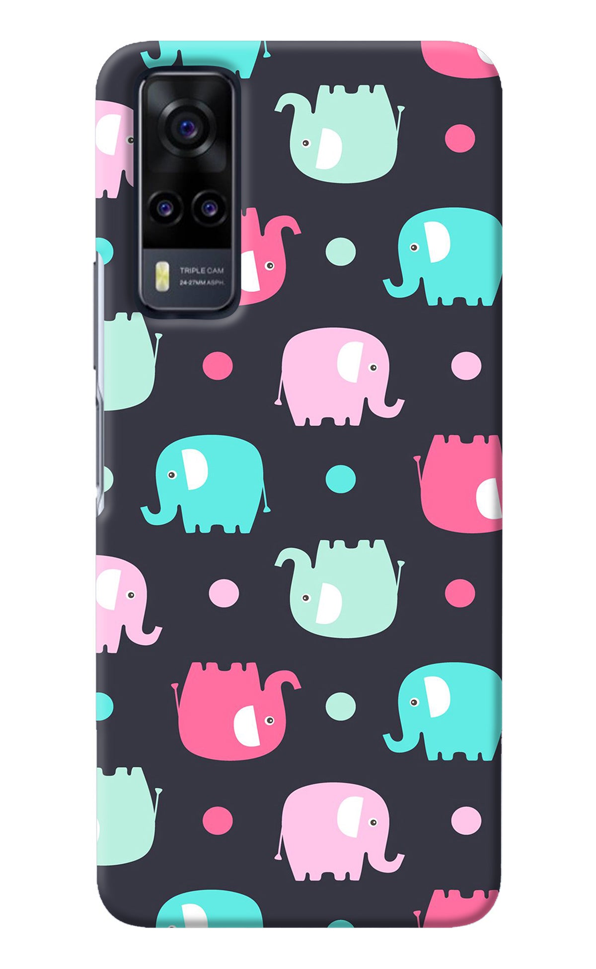 Elephants Vivo Y31 Back Cover