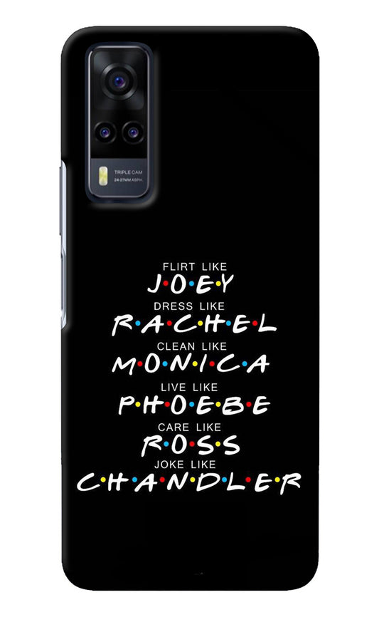 FRIENDS Character Vivo Y31 Back Cover