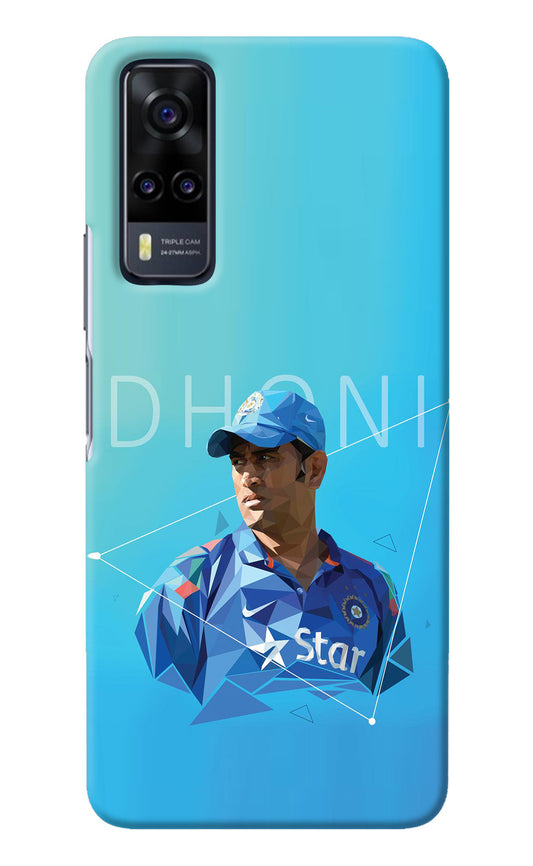 Dhoni Artwork Vivo Y31 Back Cover