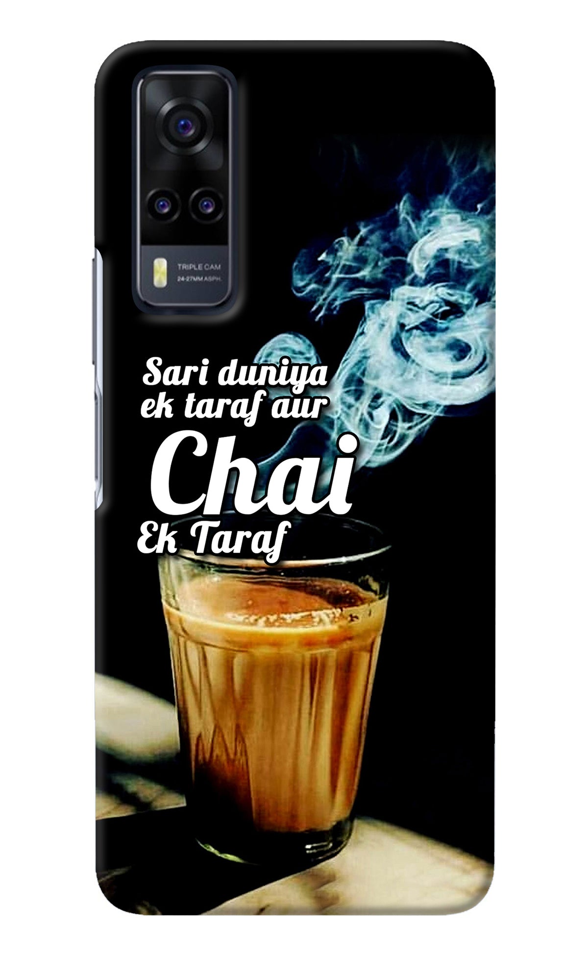 Chai Ek Taraf Quote Vivo Y31 Back Cover