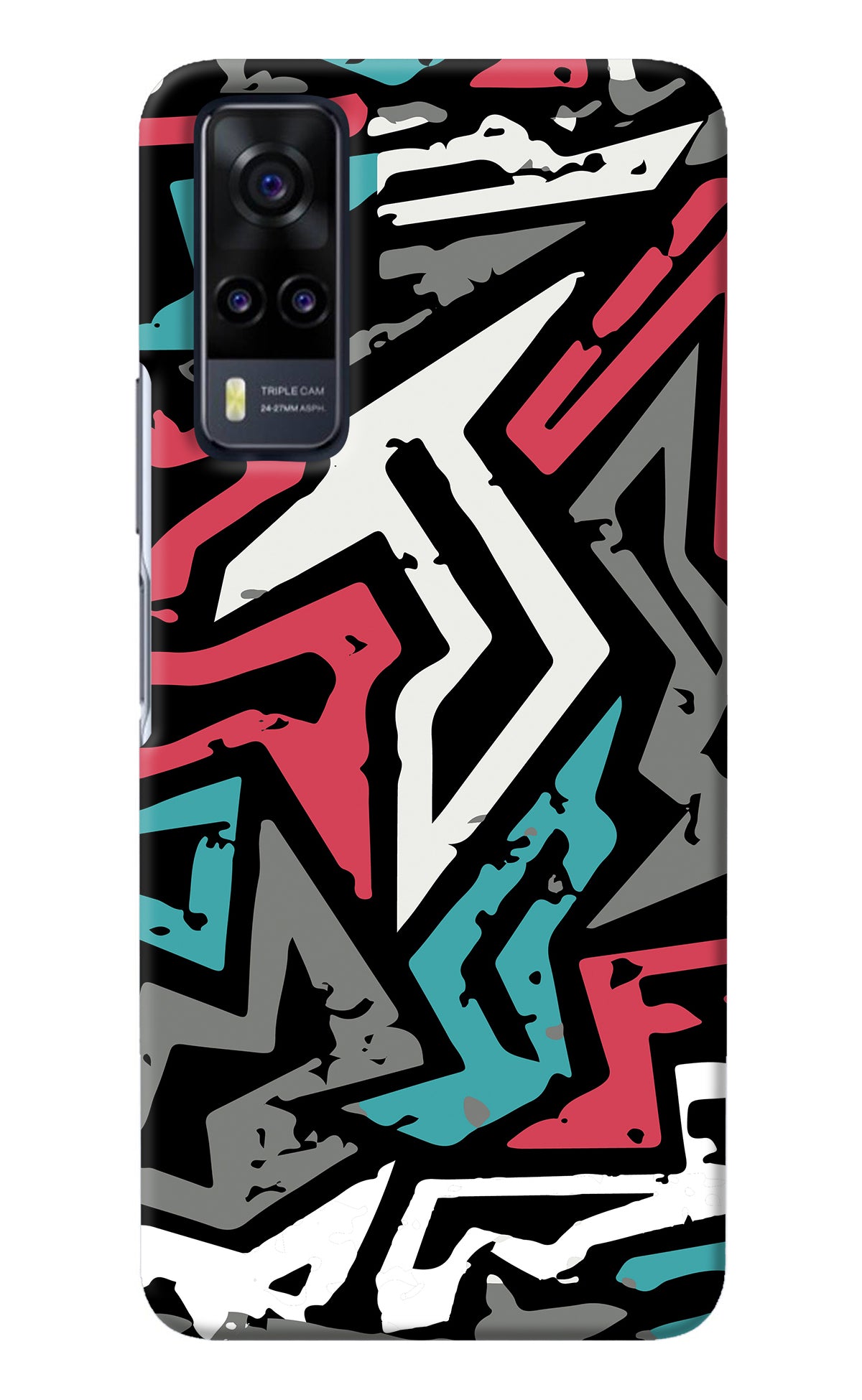 Geometric Graffiti Vivo Y31 Back Cover