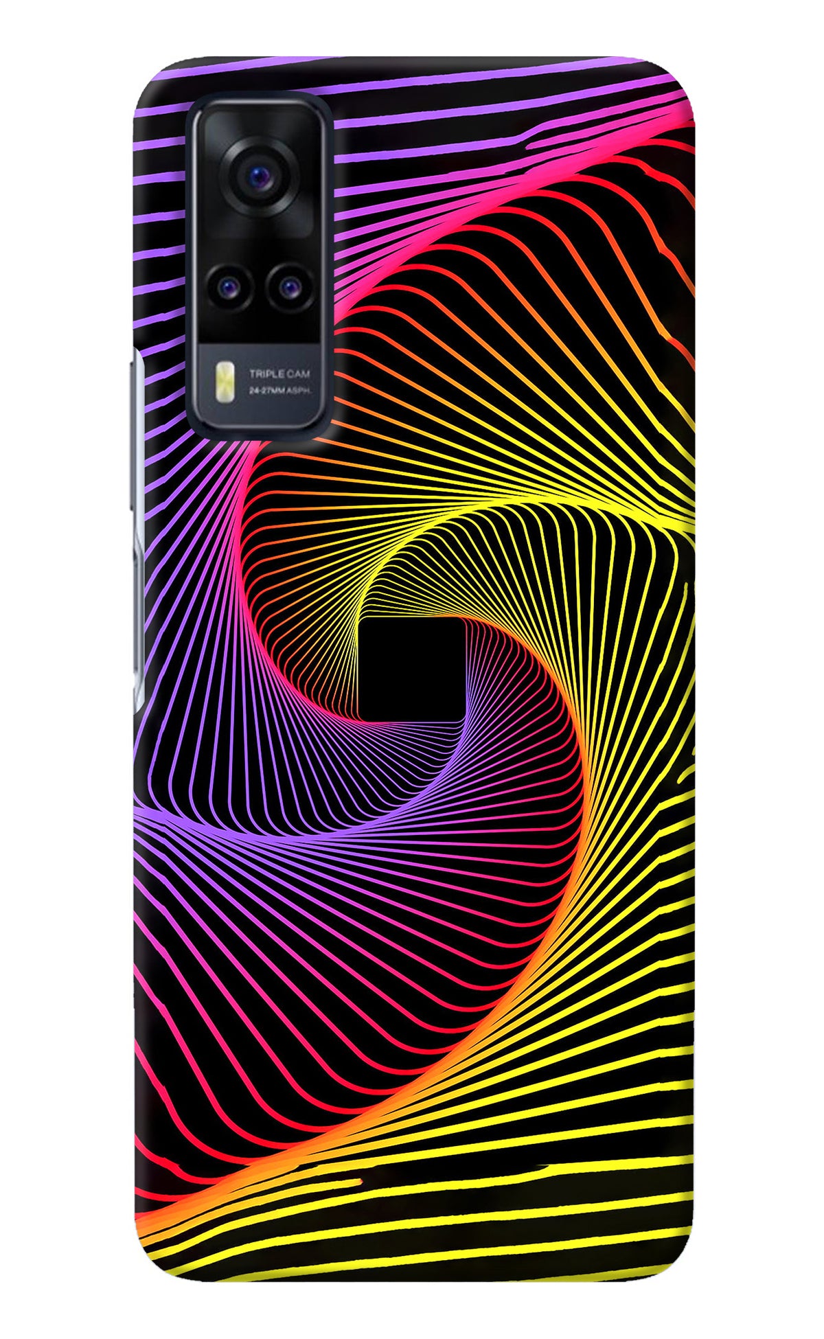 Colorful Strings Vivo Y31 Back Cover