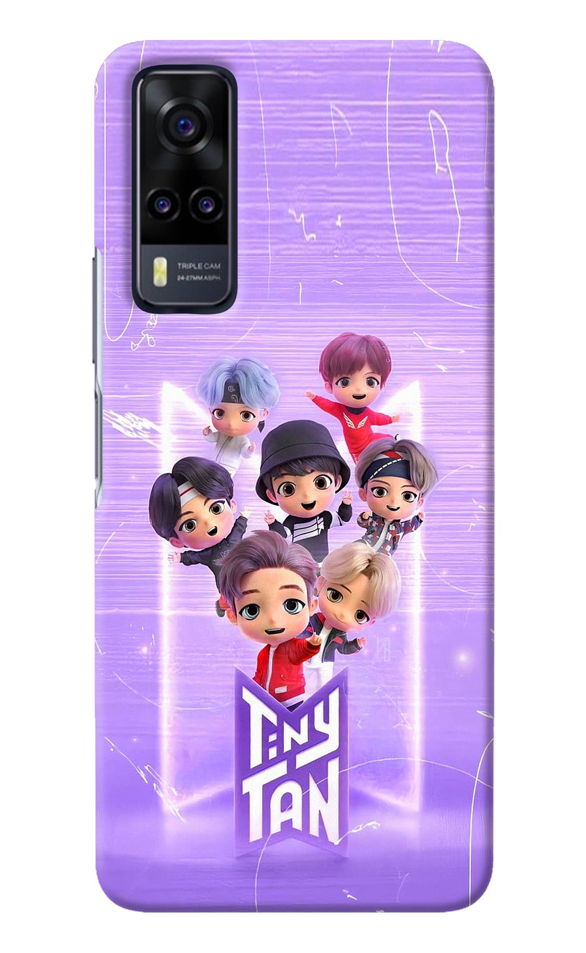 BTS Tiny Tan Vivo Y31 Back Cover