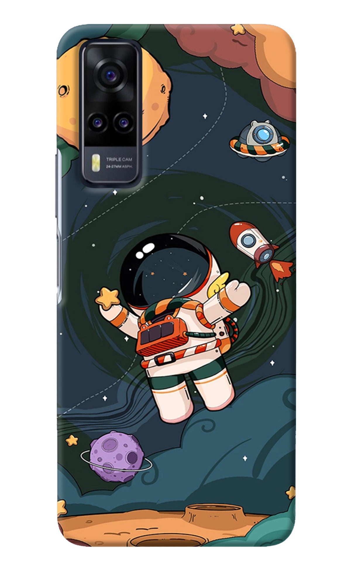 Cartoon Astronaut Vivo Y31 Back Cover