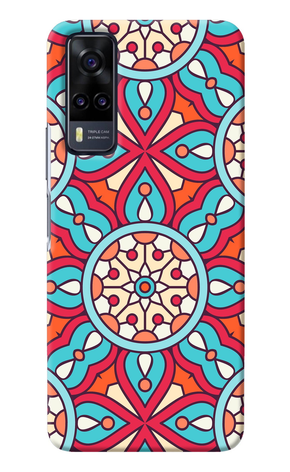 Mandala Geometric Vivo Y31 Back Cover