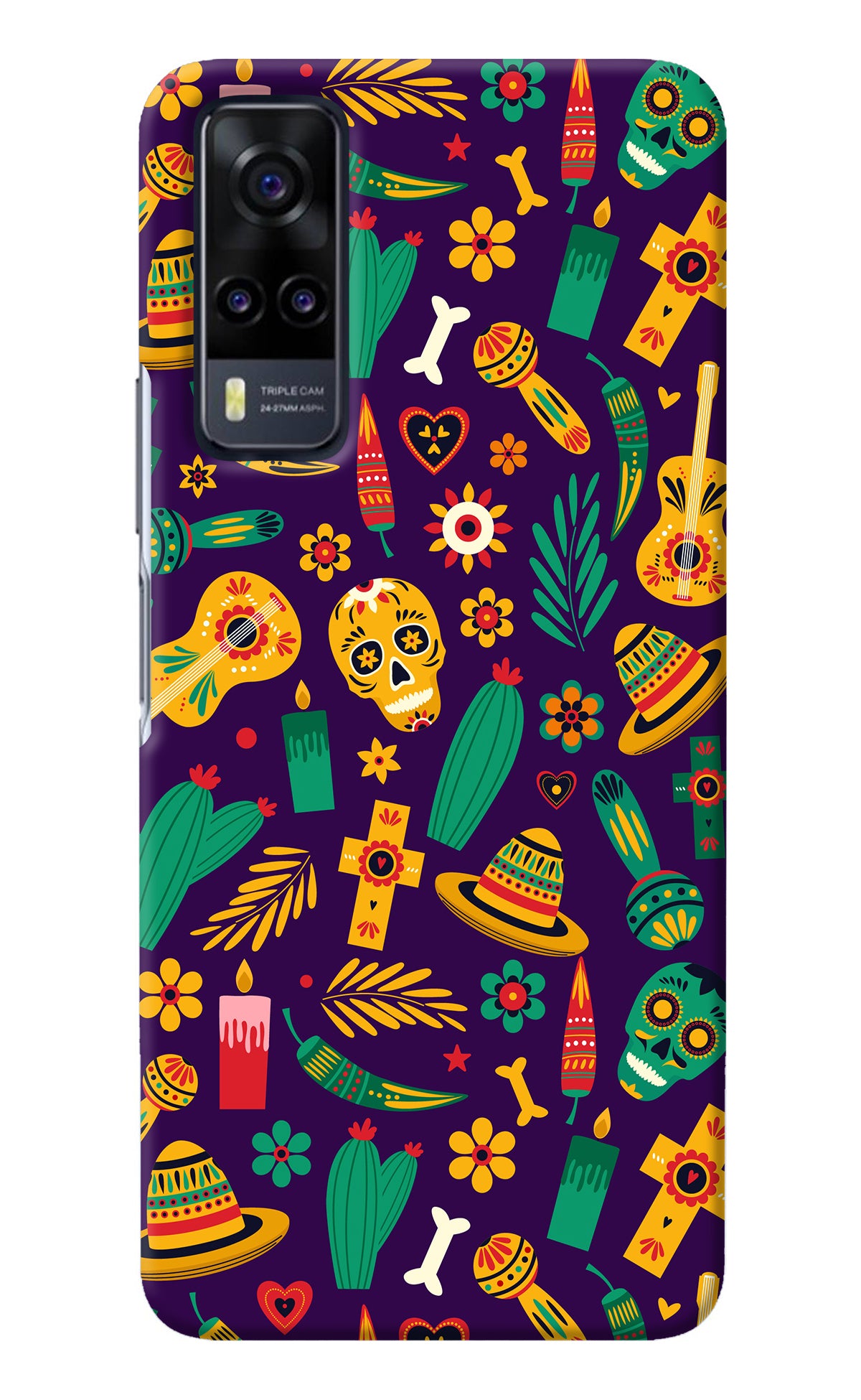 Mexican Artwork Vivo Y31 Back Cover