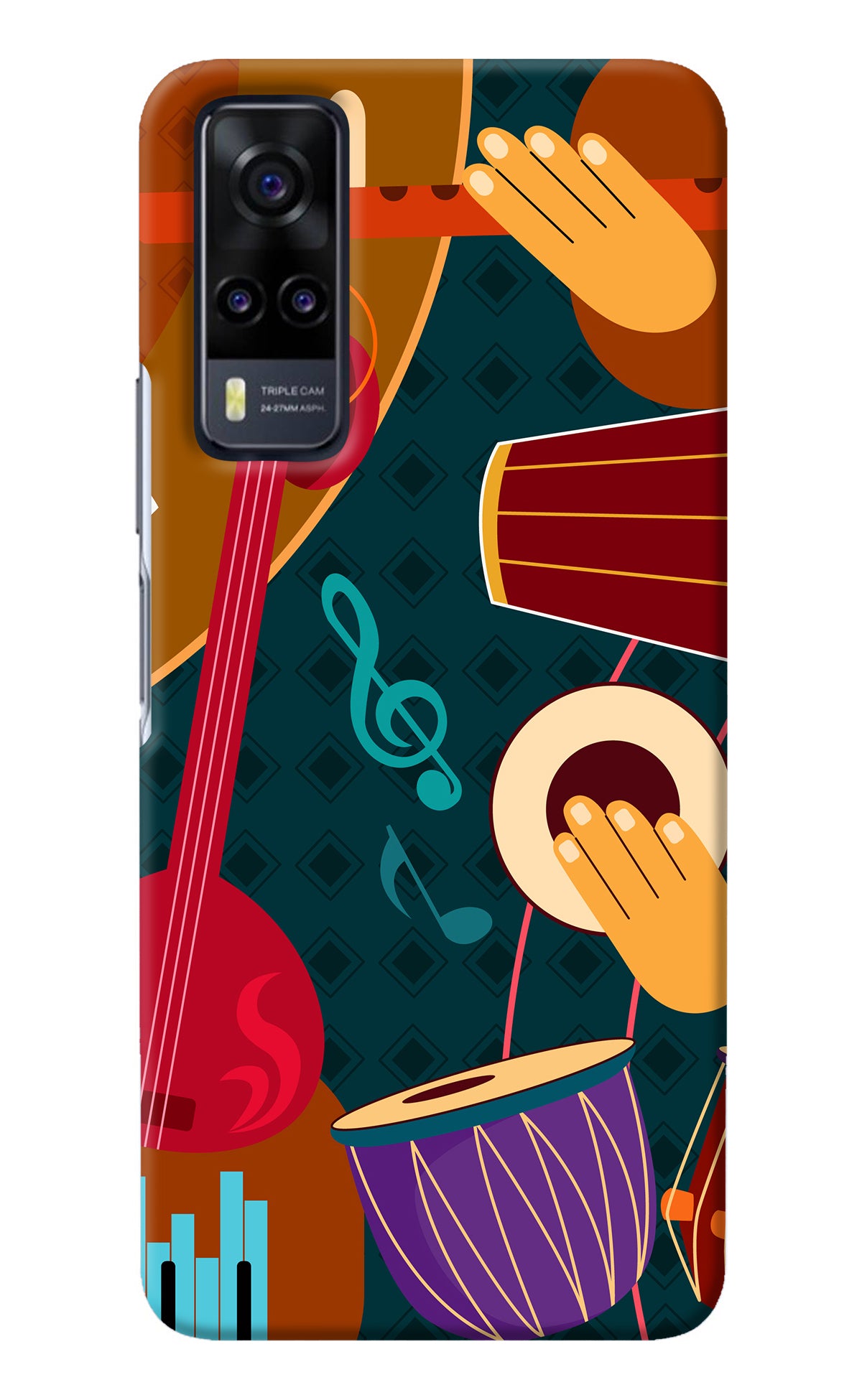 Music Instrument Vivo Y31 Back Cover