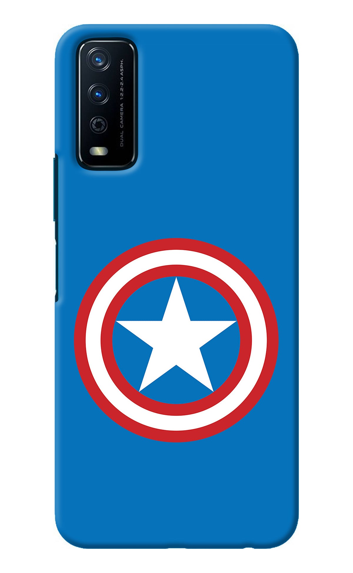 Captain America Logo Vivo Y12s Back Cover
