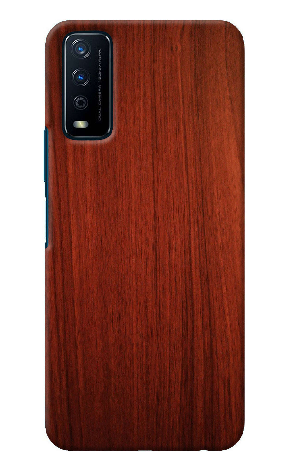 Wooden Plain Pattern Vivo Y12s Back Cover