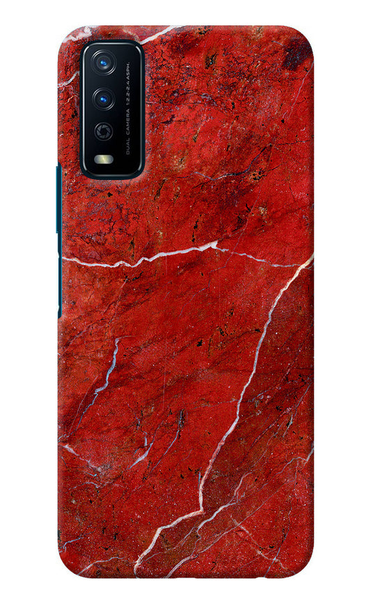 Red Marble Design Vivo Y12s Back Cover