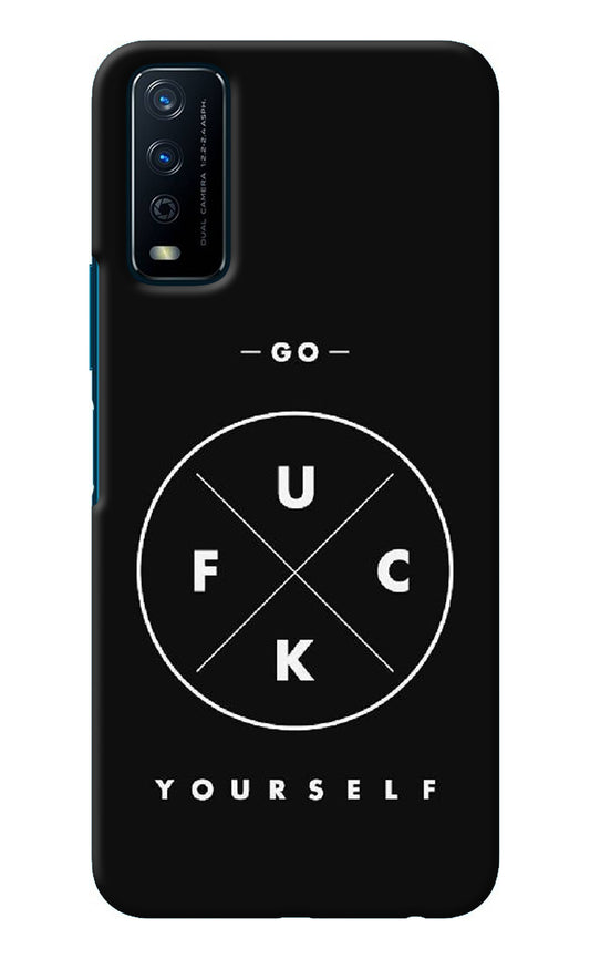 Go Fuck Yourself Vivo Y12s Back Cover