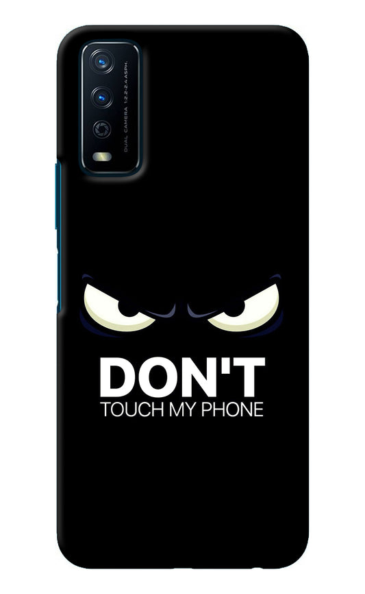 Don'T Touch My Phone Vivo Y12s Back Cover