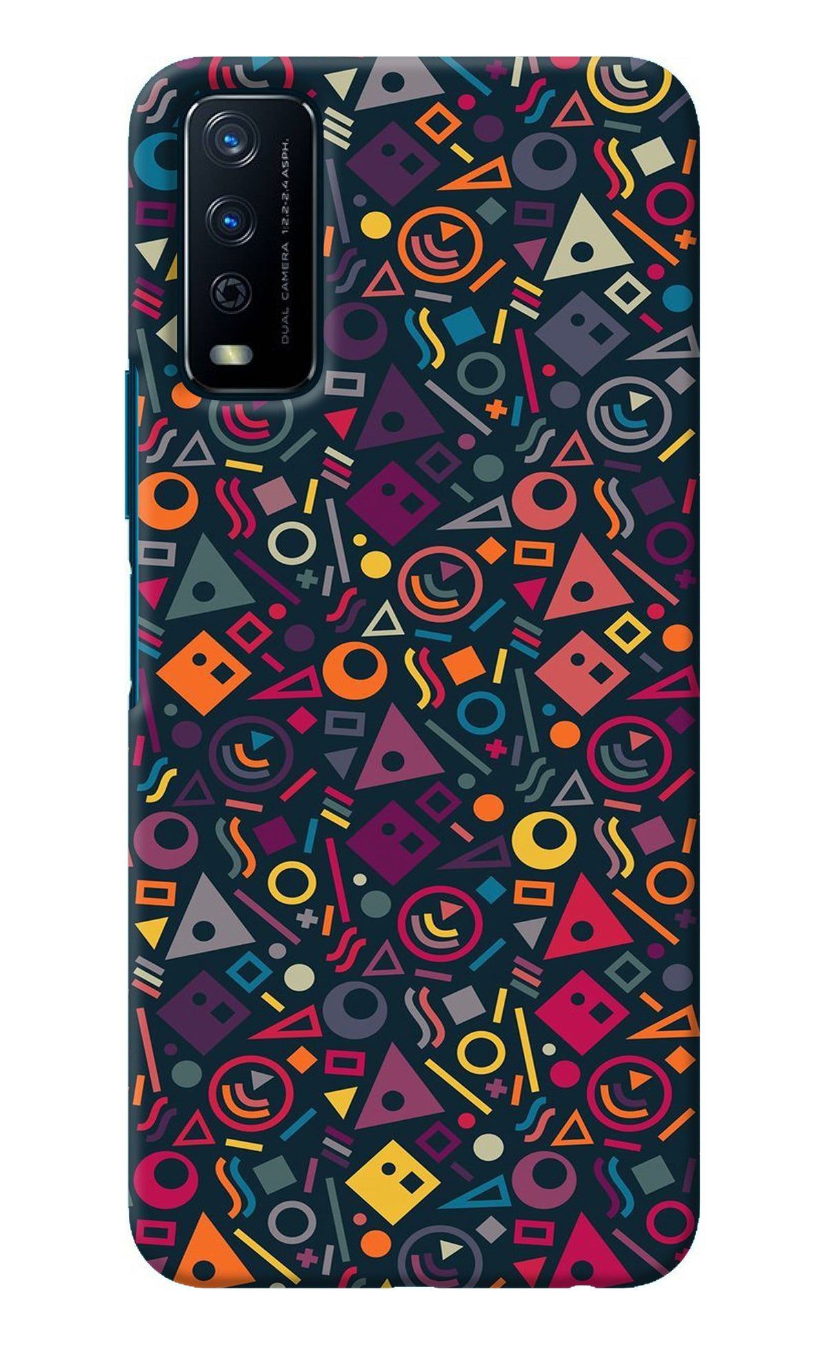 Geometric Abstract Vivo Y12s Back Cover