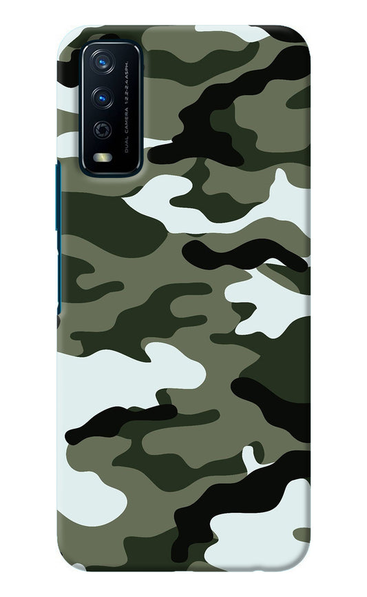 Camouflage Vivo Y12s Back Cover