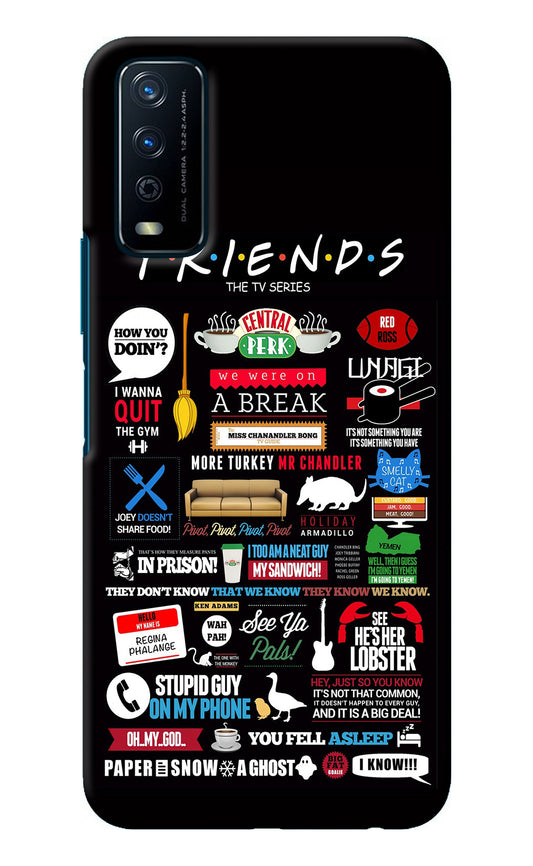 FRIENDS Vivo Y12s Back Cover