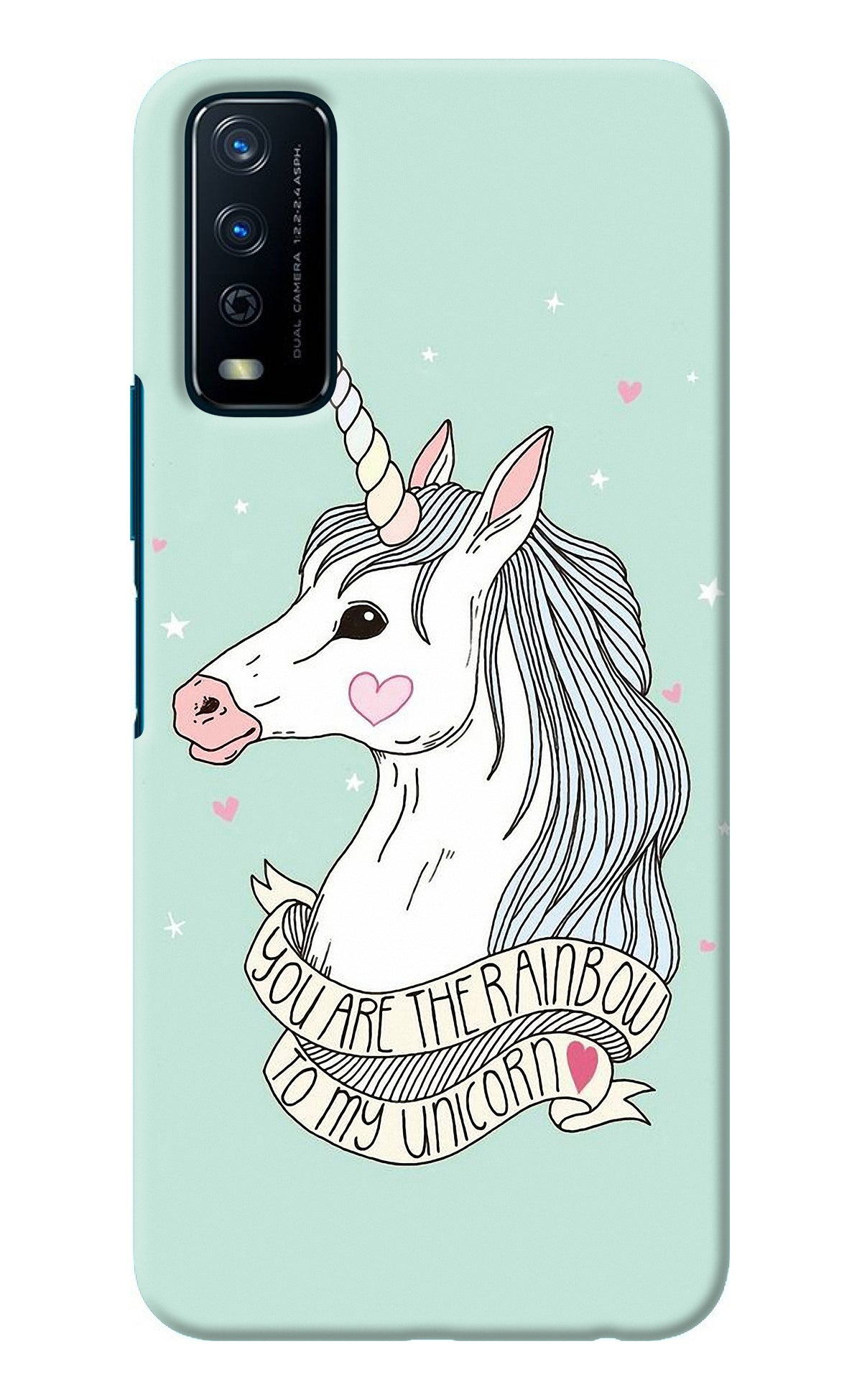 Unicorn Wallpaper Vivo Y12s Back Cover