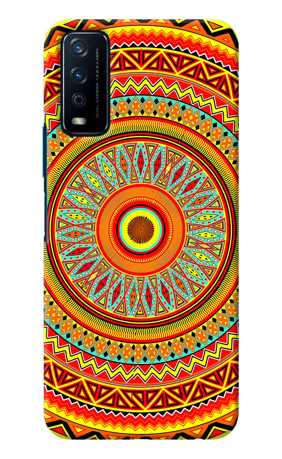 Mandala Pattern Vivo Y12s Back Cover