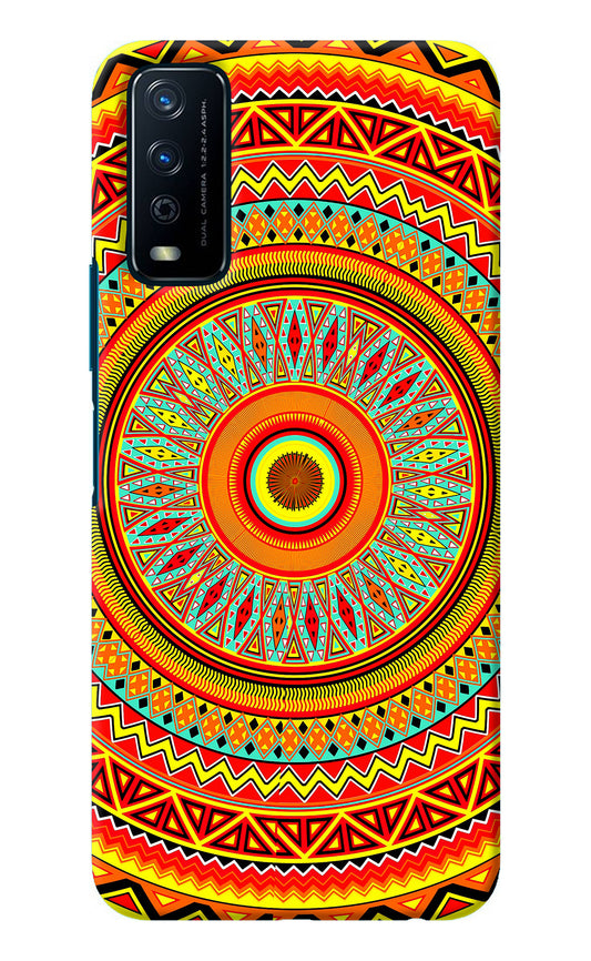 Mandala Pattern Vivo Y12s Back Cover