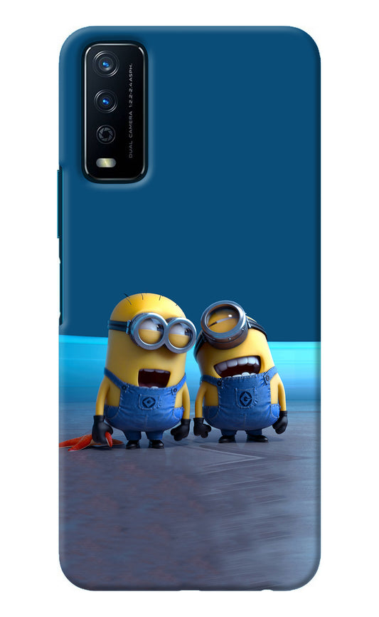 Minion Laughing Vivo Y12s Back Cover