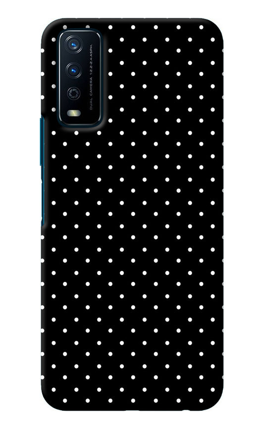 White Dots Vivo Y12s Back Cover