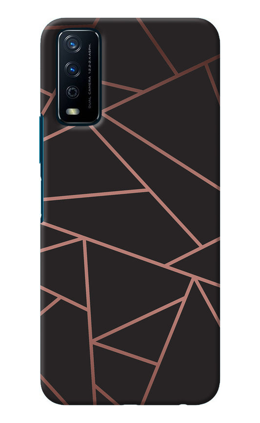 Geometric Pattern Vivo Y12s Back Cover