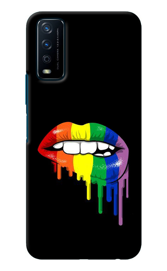 Lips Biting Vivo Y12s Back Cover