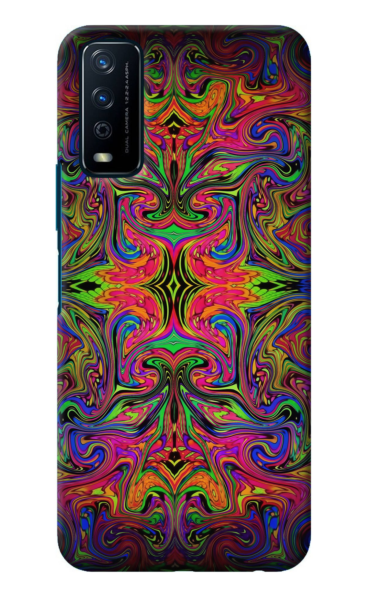 Psychedelic Art Vivo Y12s Back Cover