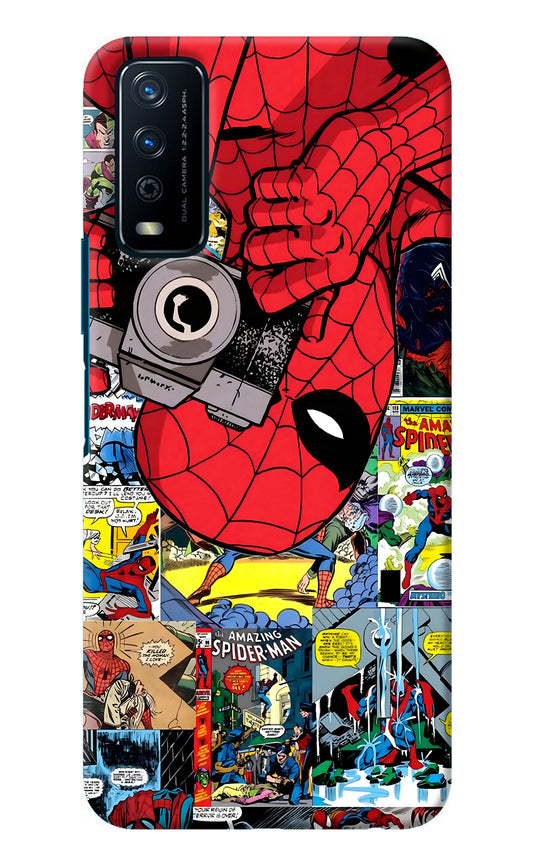 Spider Man Vivo Y12s Back Cover