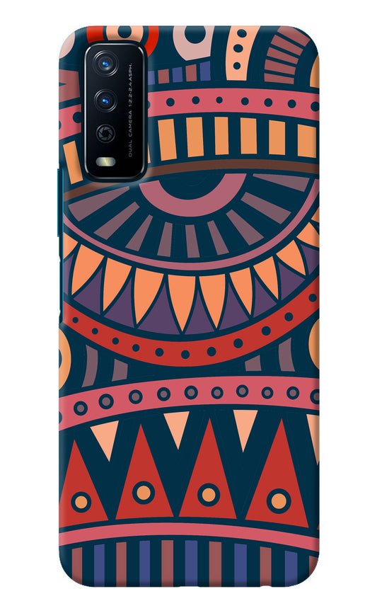 African Culture Design Vivo Y12s Back Cover