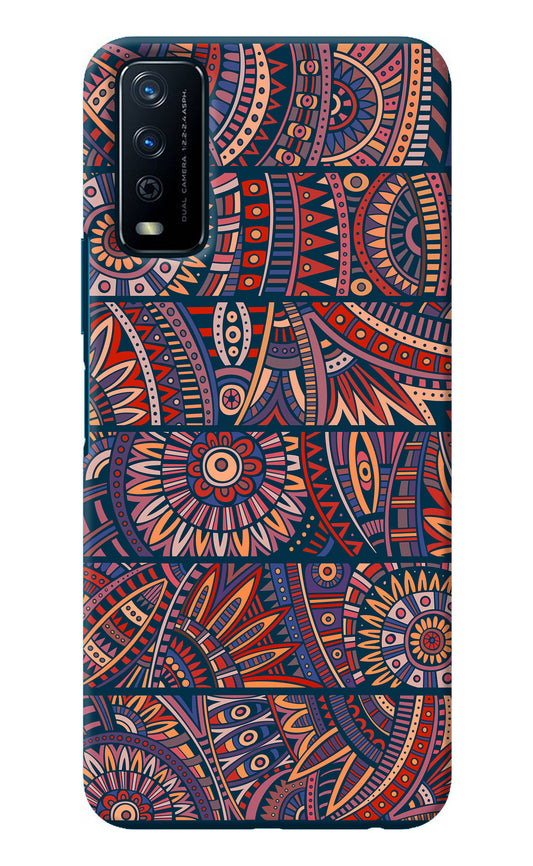 African Culture Design Vivo Y12s Back Cover