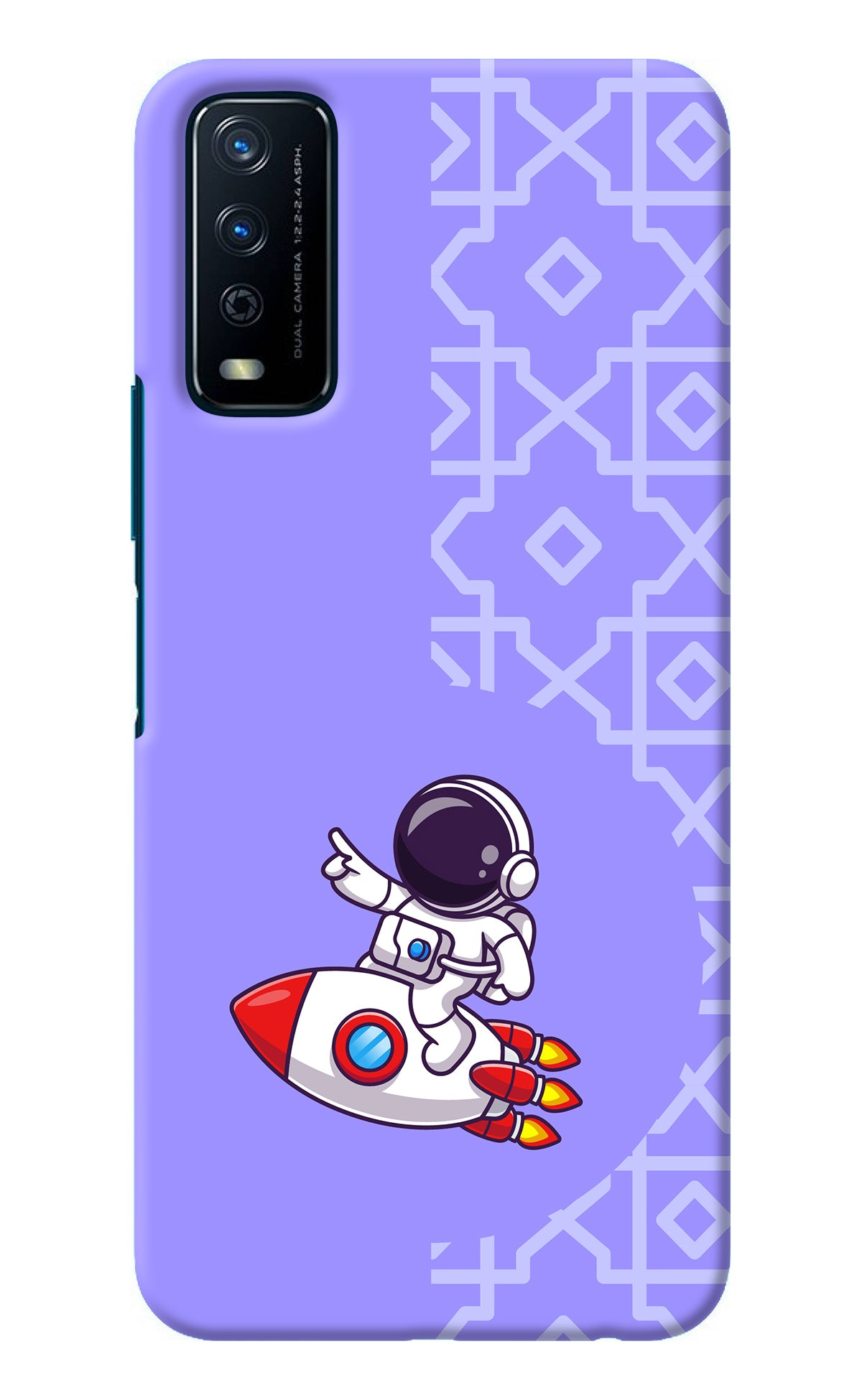 Cute Astronaut Vivo Y12s Back Cover