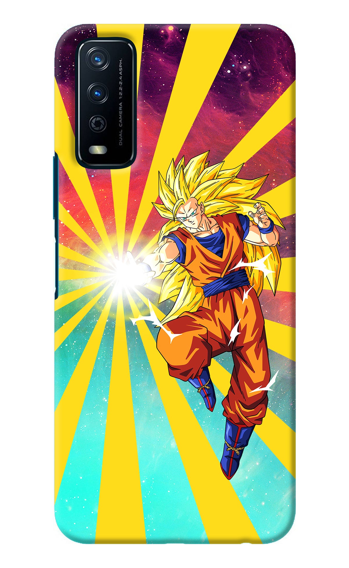 Goku Super Saiyan Vivo Y12s Back Cover