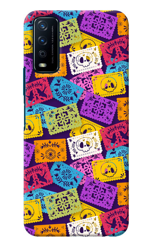 Mexican Pattern Vivo Y12s Back Cover