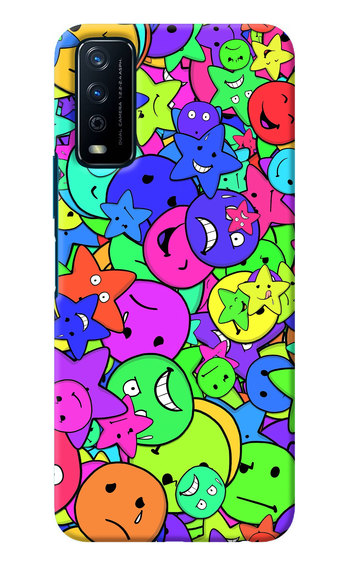 Fun Doodle Vivo Y12s Back Cover