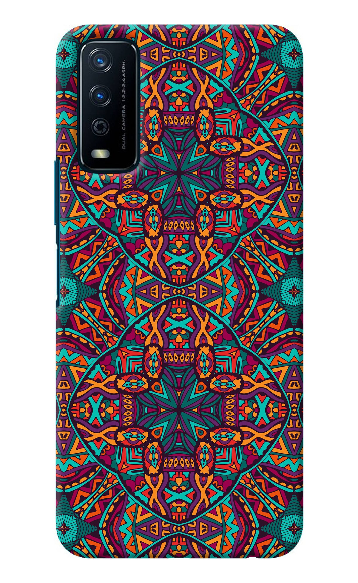 Colour Mandala Vivo Y12s Back Cover