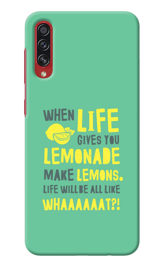 Quote Samsung A70s Back Cover
