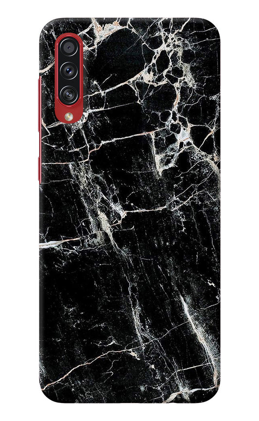 Black Marble Texture Samsung A70s Back Cover