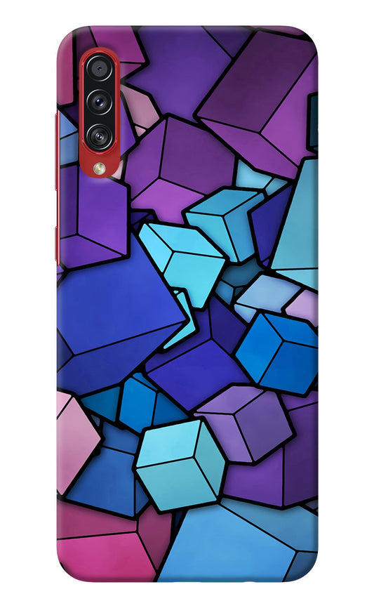 Cubic Abstract Samsung A70s Back Cover