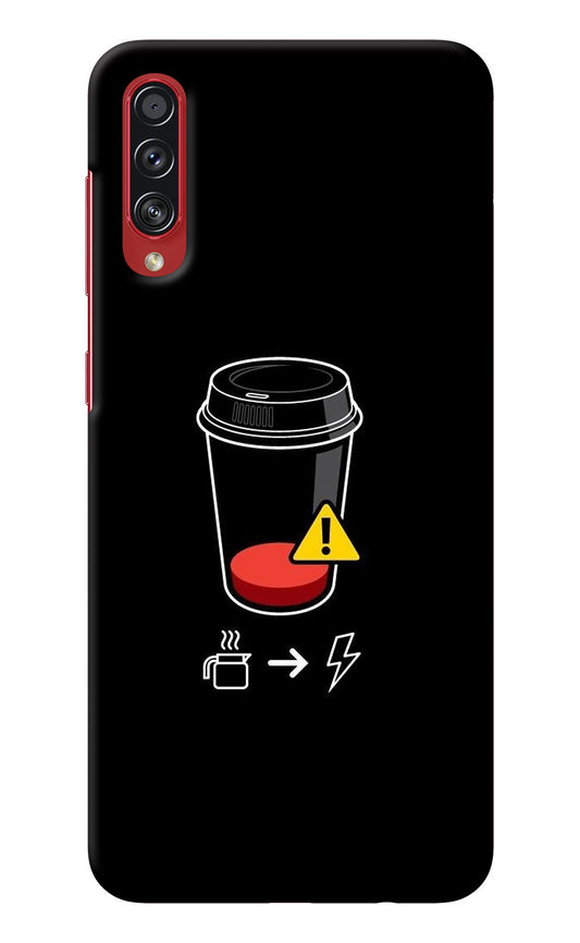 Coffee Samsung A70s Back Cover