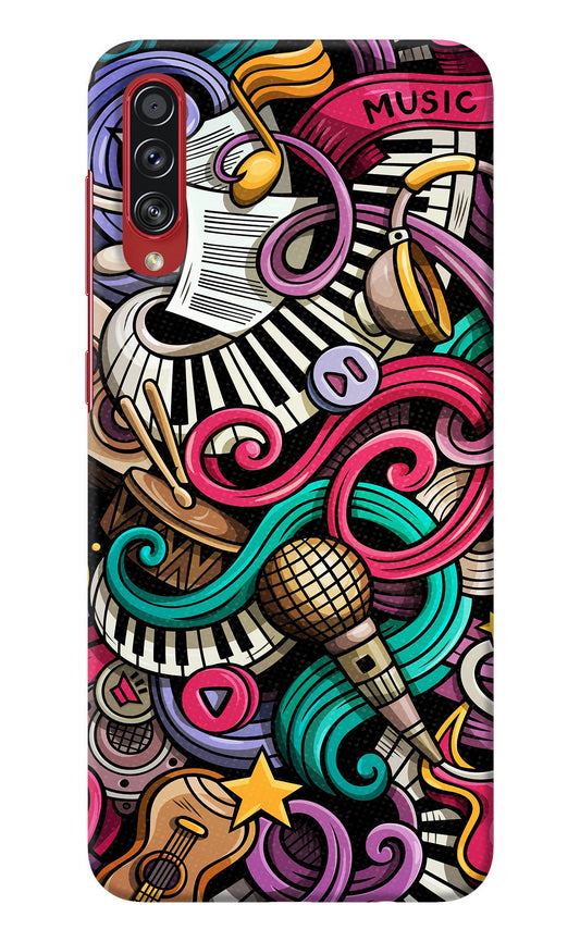 Music Abstract Samsung A70s Back Cover