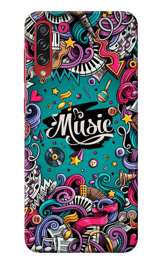 Music Graffiti Samsung A70s Back Cover