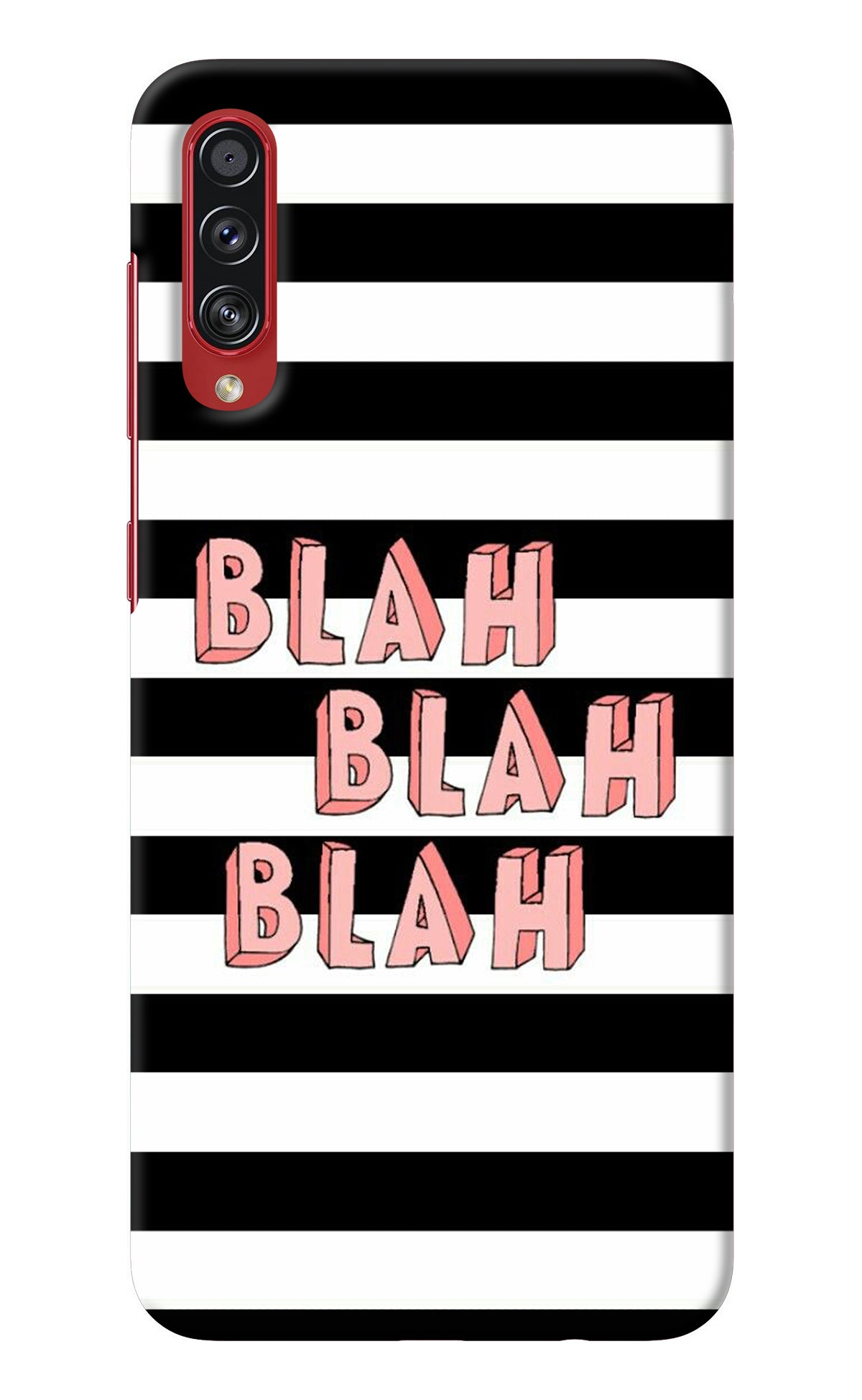 Blah Blah Blah Samsung A70s Back Cover