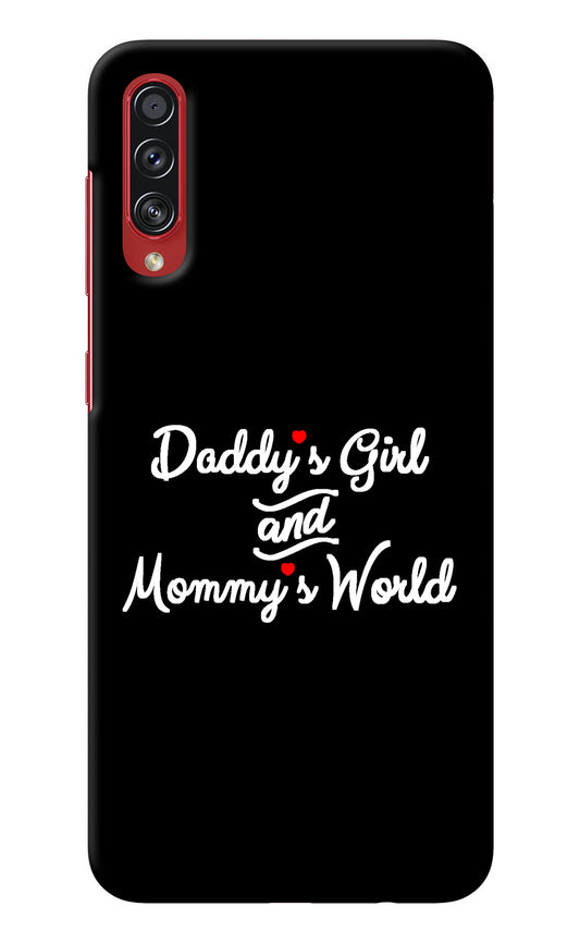 Daddy's Girl and Mommy's World Samsung A70s Back Cover