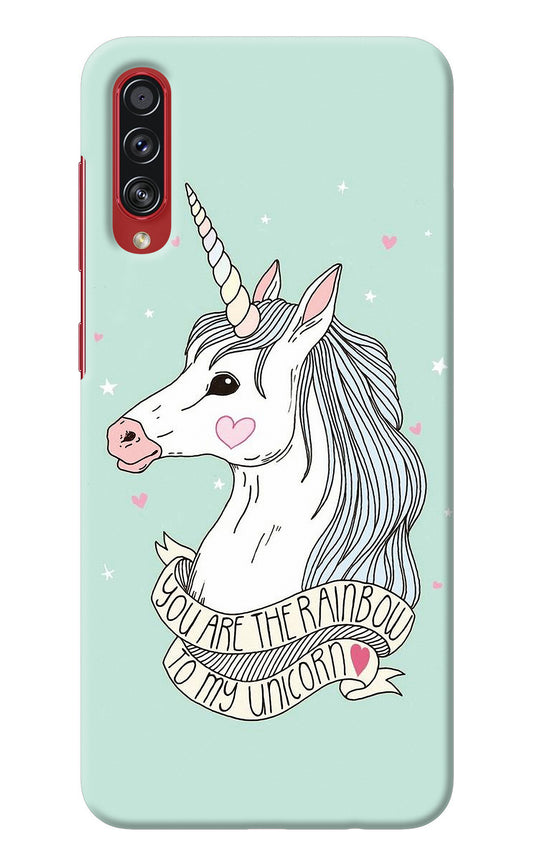 Unicorn Wallpaper Samsung A70s Back Cover