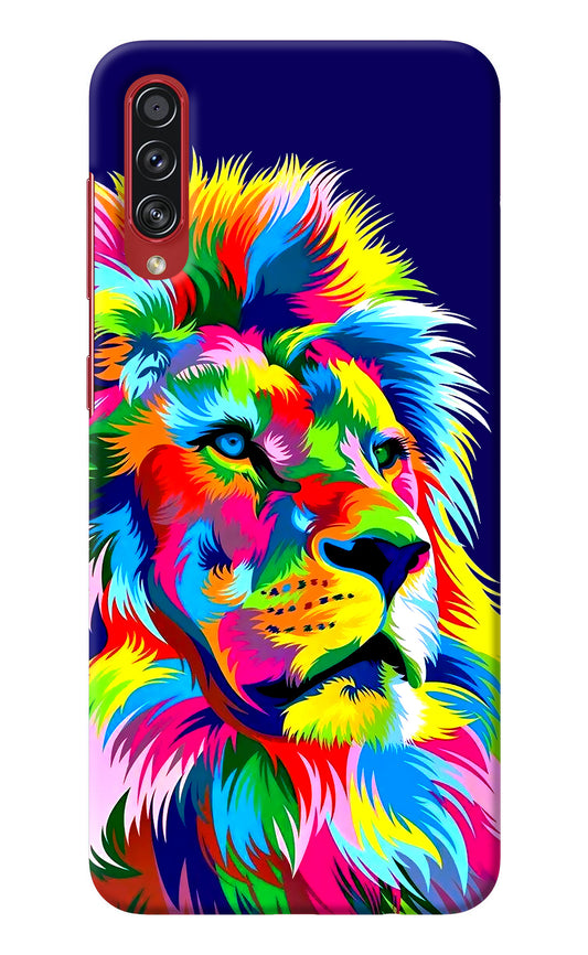 Vector Art Lion Samsung A70s Back Cover